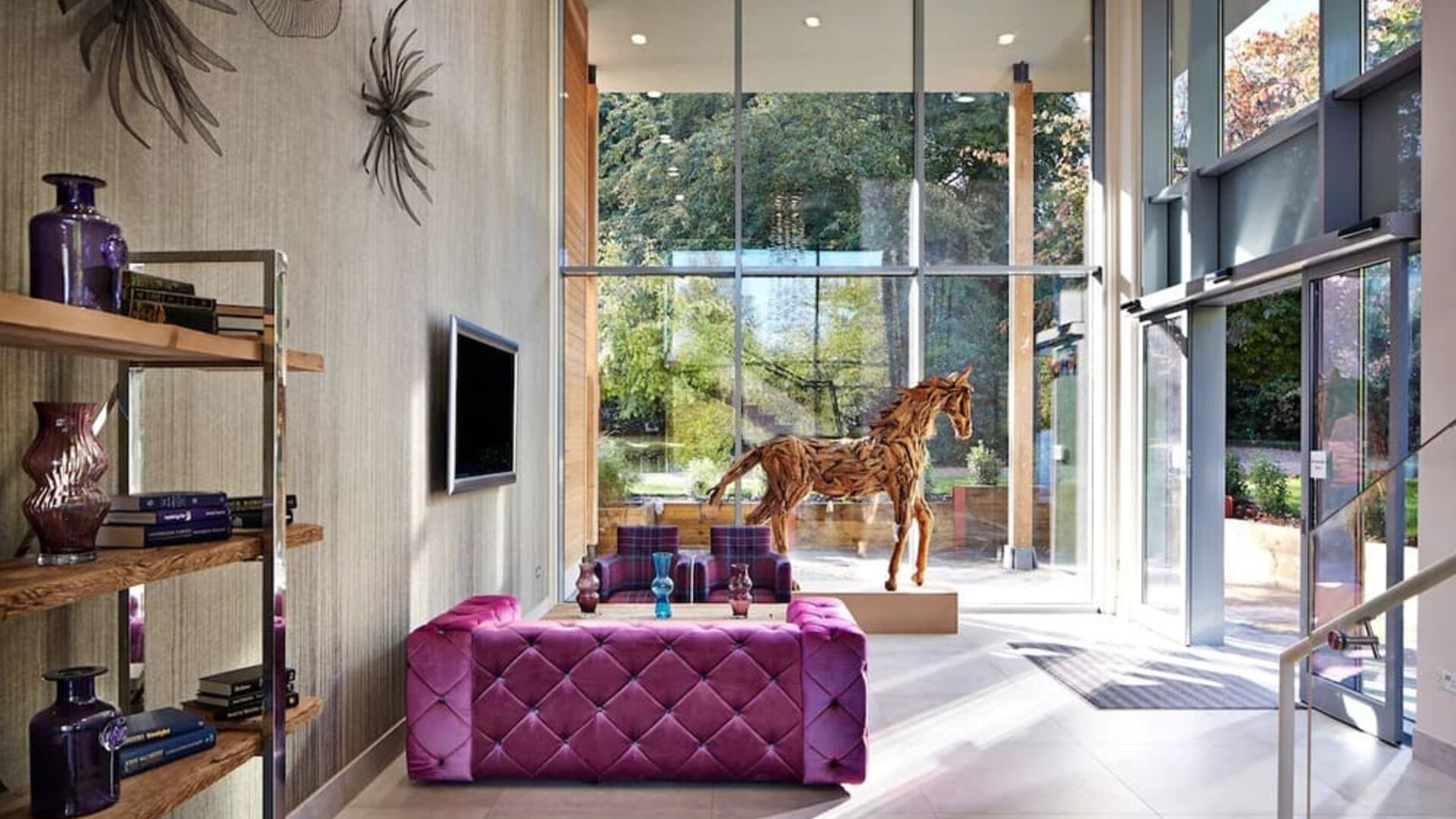 Lobby lounge at Alexander House Hotel And Utopia Spa Hotel.