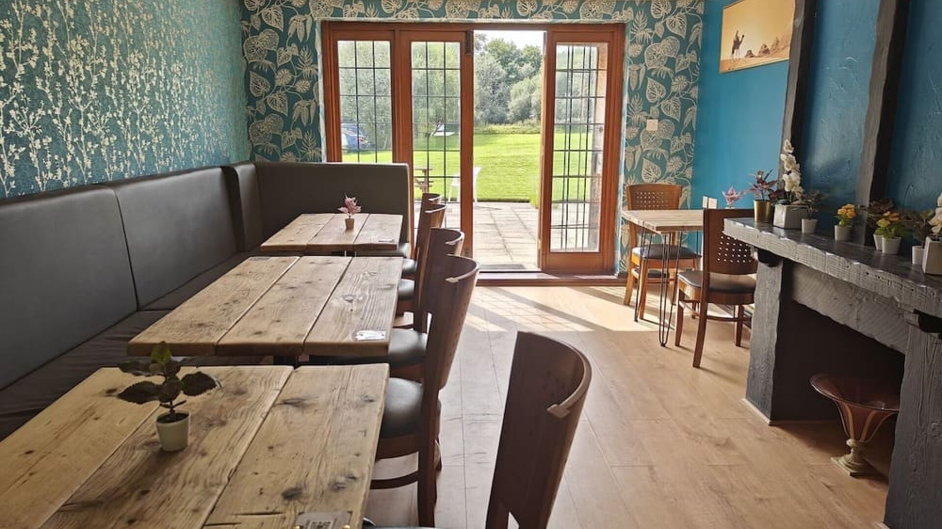 Dining area at Little Foxes Hotel.