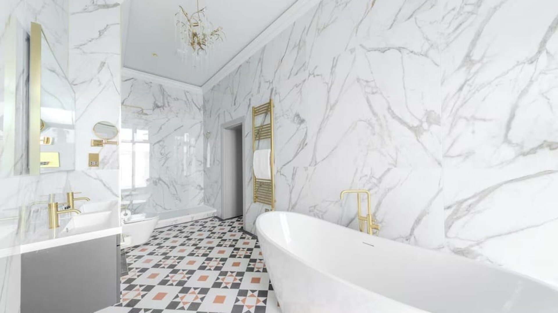 Suite bathroom at Best Western Plus Dover Marina Hotel & Spa.