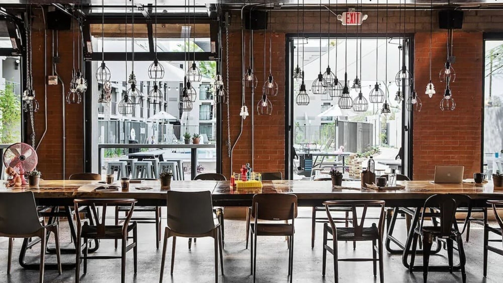 Meeting room at Moxy Phoenix Tempe/ASU Area.