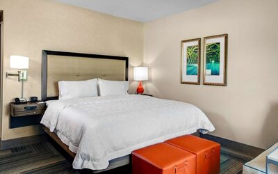 Day use room at Hampton Inn & Suites Atlanta Perimeter Dunwoody.