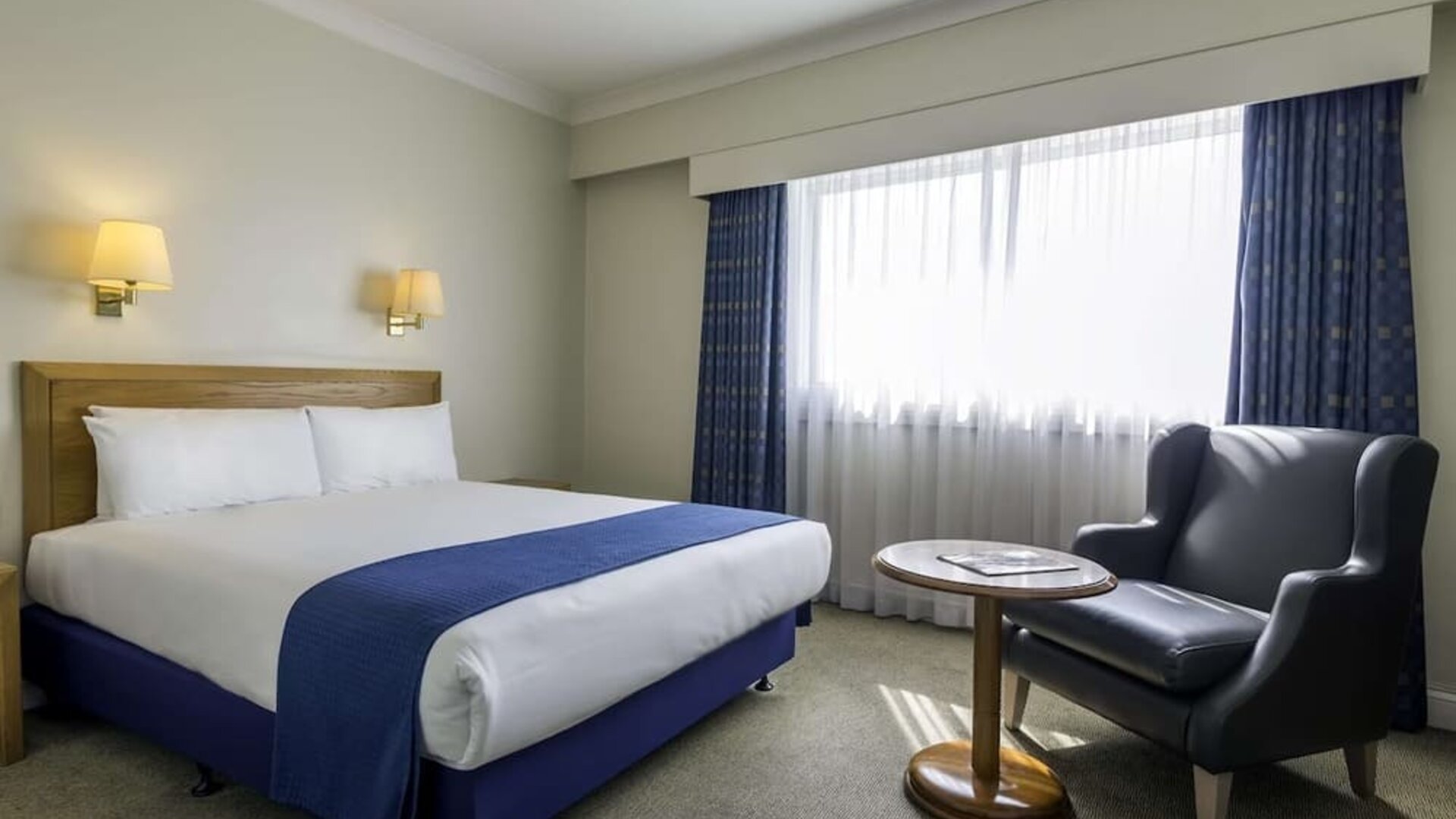 Bright and spacious day use room at Best Western London Heathrow Ariel Hotel.