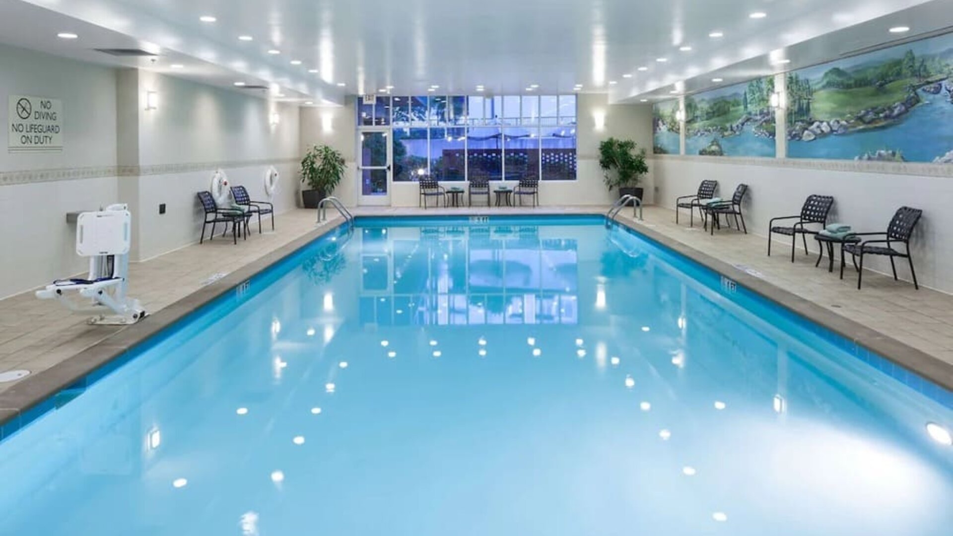 Refreshing indoor pool at Hilton Garden Inn Nashville Vanderbilt.