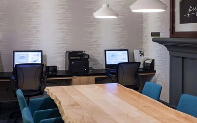 Business center available at Hilton Garden Inn Nashville Vanderbilt.