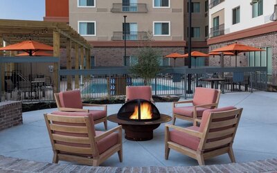 Firepit available at Courtyard By Marriott Fort Worth Historic Stockyards.