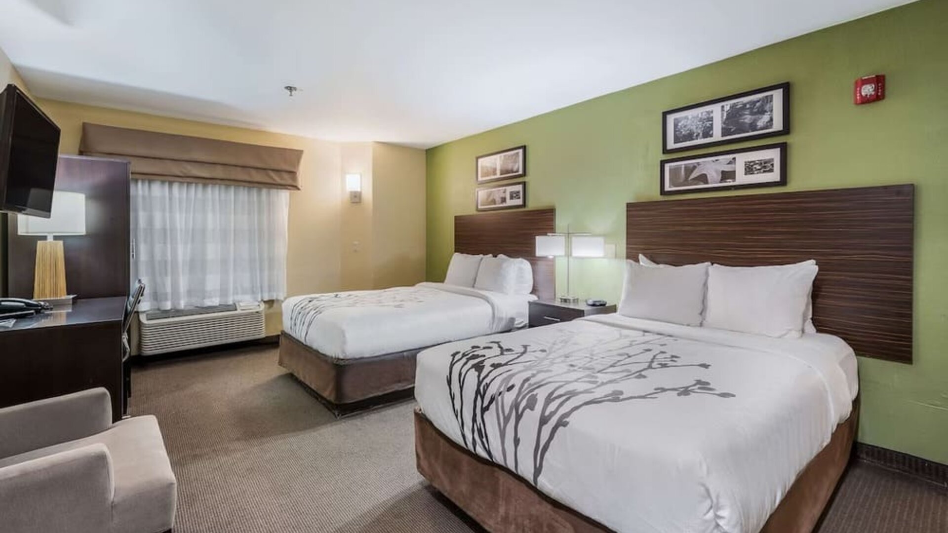 Queen beds at Spark By Hilton Oxford.