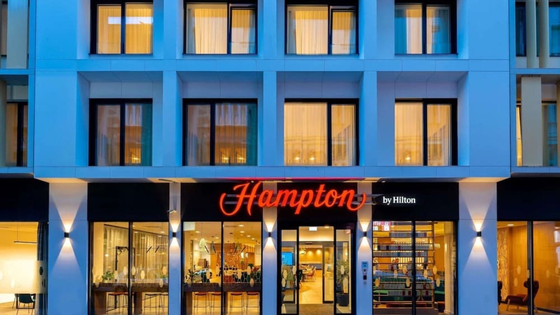Hotel exterior at Hampton By Hilton Budapest City Centre.