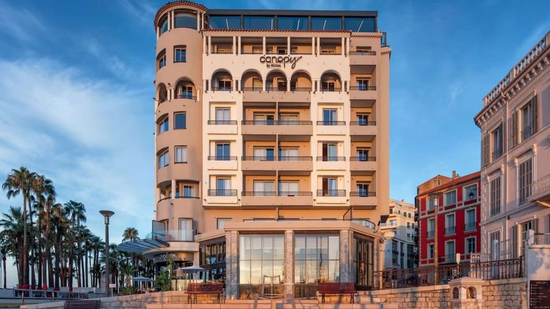 Hotel exterior at Canopy By Hilton Cannes.