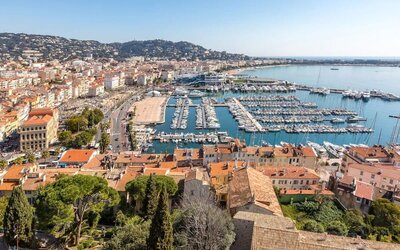 Stunning sea views at Canopy By Hilton Cannes.
