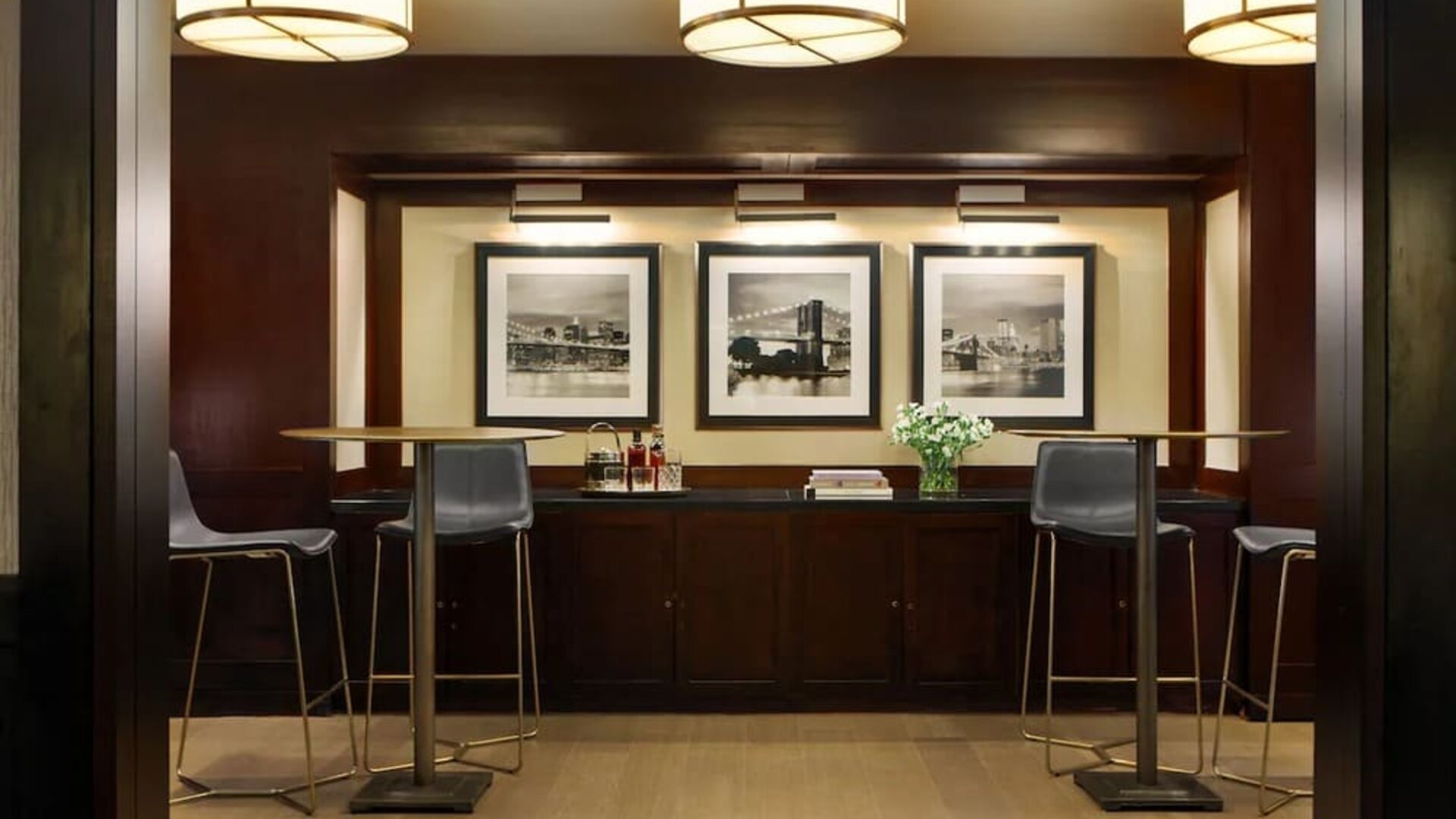 Business center at The Muse New York.