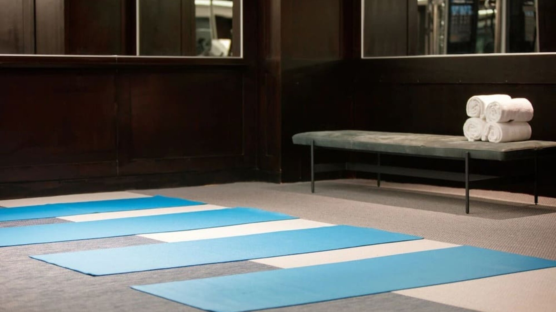 Fitness studio at The Muse New York.