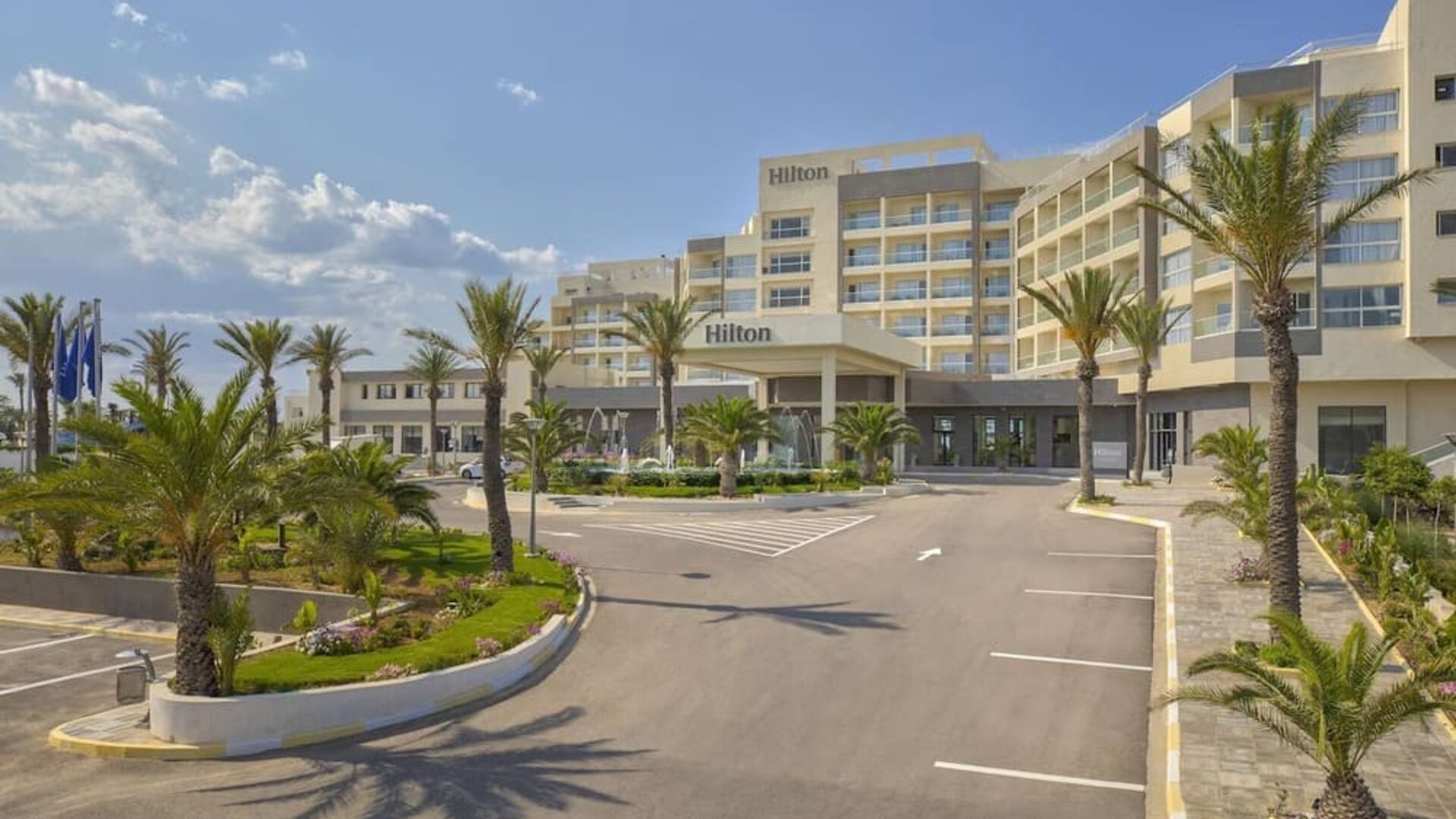 Parking available at Hilton Skanes Monastir Beach Resort.