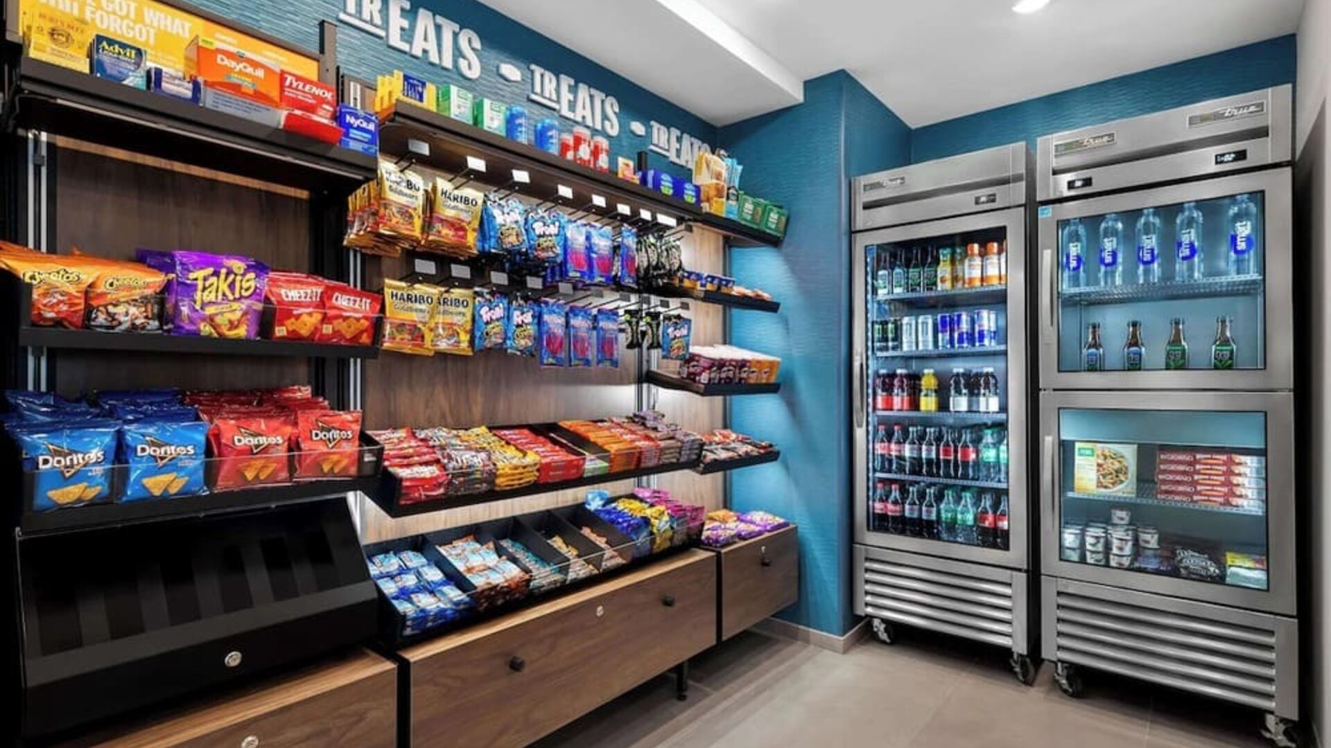 Convenience store at Hampton Inn & Suites Corona, CA.