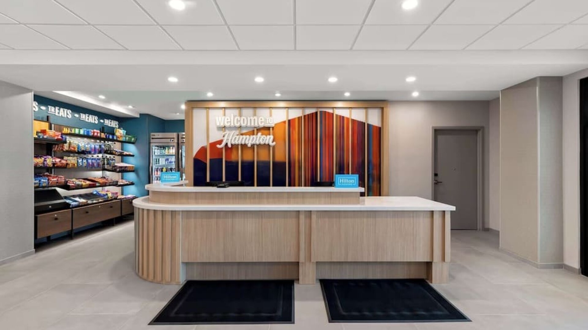 Snack bar at Hampton Inn & Suites Corona, CA.