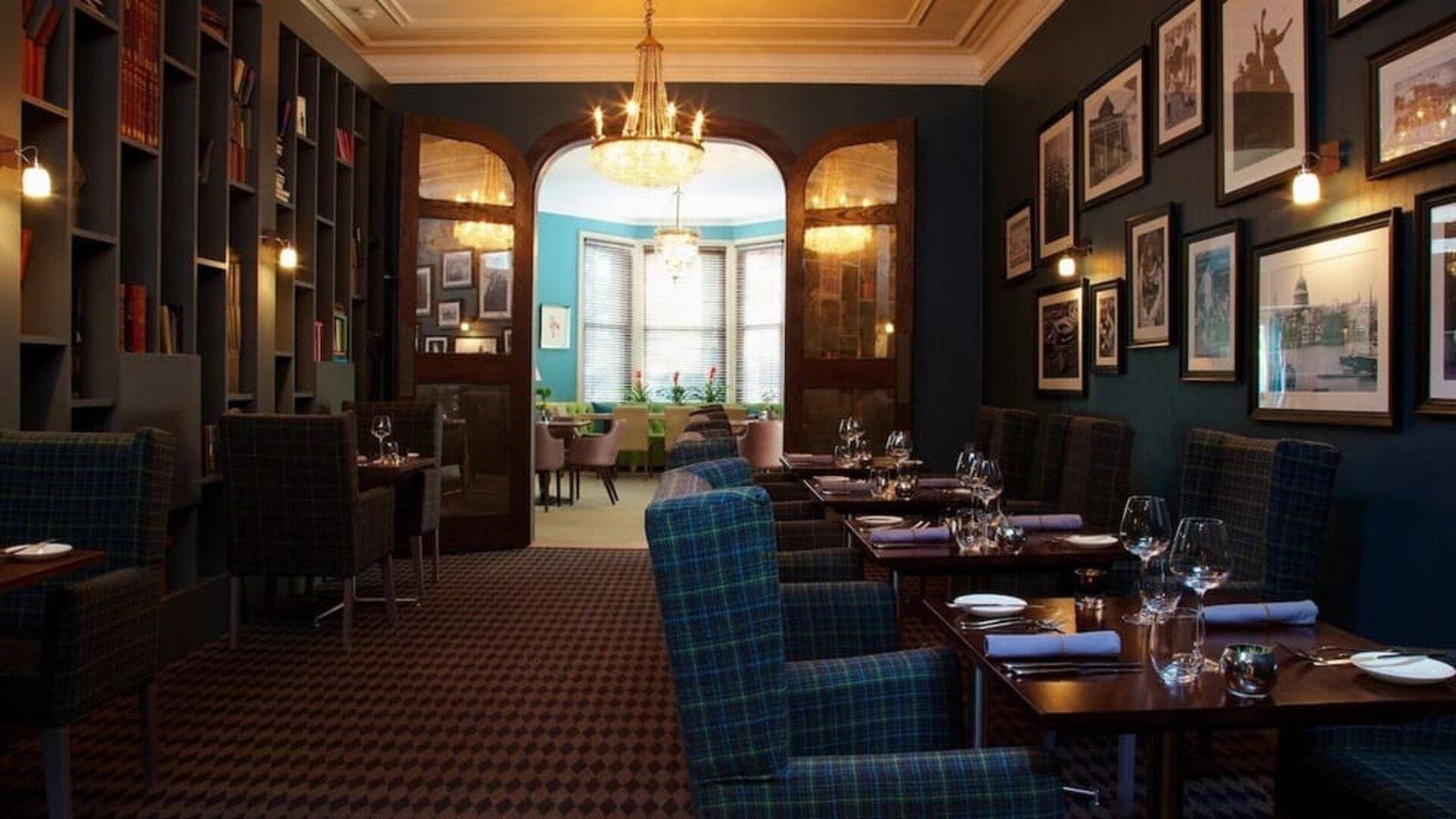 Dining area at The Lodge - Putney Hotel.