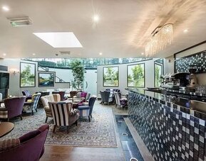 Dining are at The Colonnade Hotel.