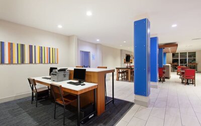 Business center available at Holiday Inn Express & Suites Corona.
