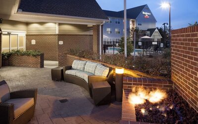 Firepit available at Residence Inn By Marriott Hattiesburg.