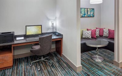 Business center available at Residence Inn By Marriott Hattiesburg.