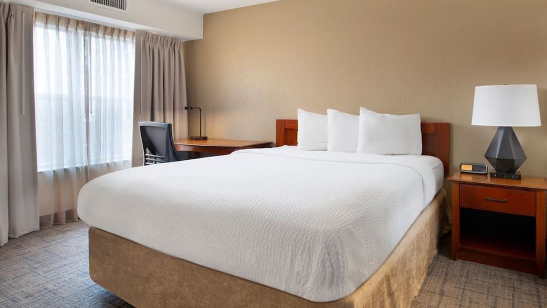 Day use room with work desk at Residence Inn By Marriott Bentonville Rogers.