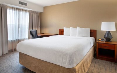 Day use room with work desk at Residence Inn By Marriott Bentonville Rogers.