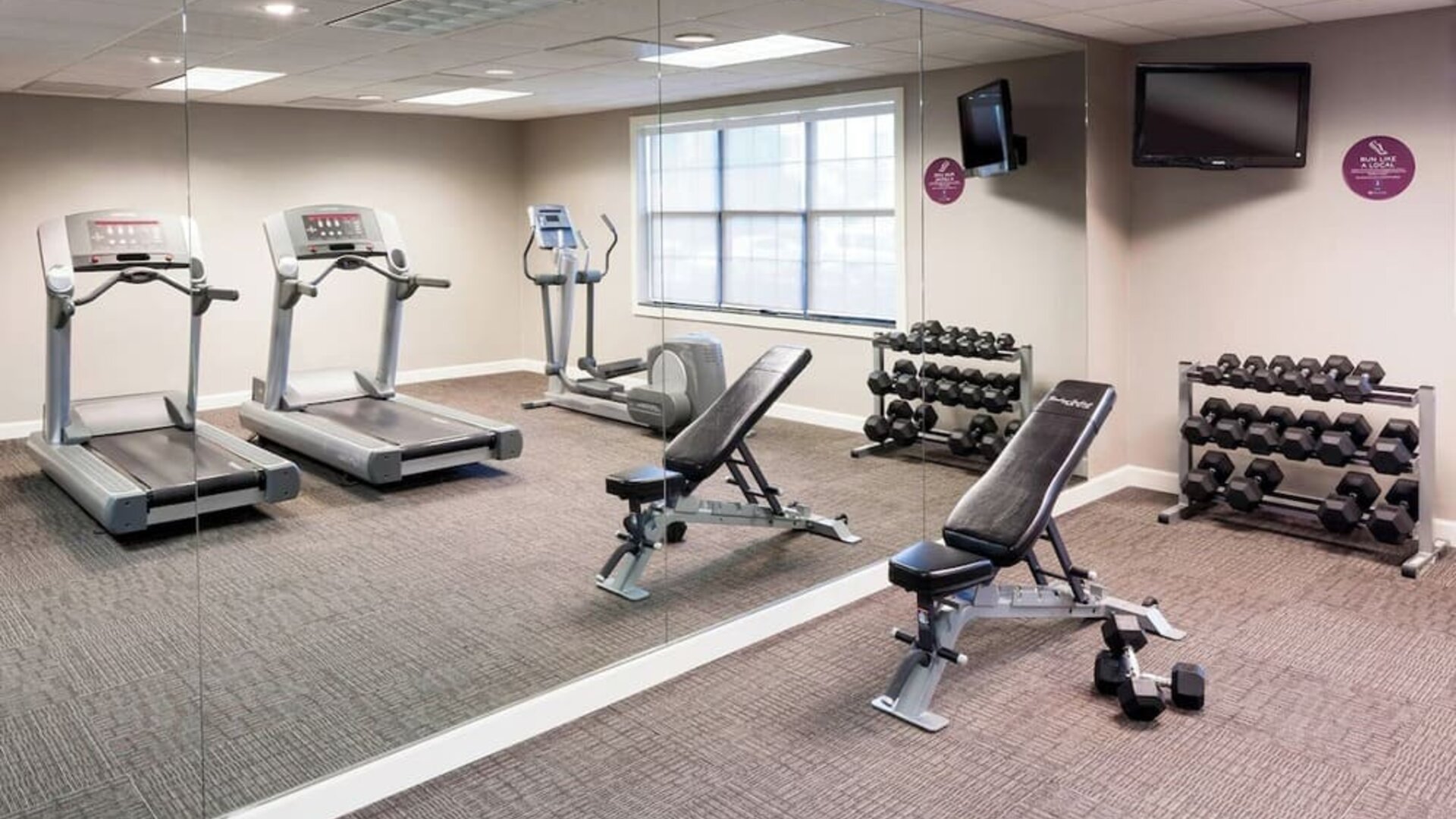 Fitness center available at Residence Inn Kansas City Overland Park.
