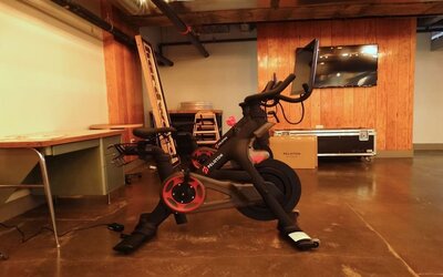 Peloton bikes available at The Chicago Hotel Collection River North.