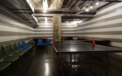 Game room available at The Chicago Hotel Collection River North.