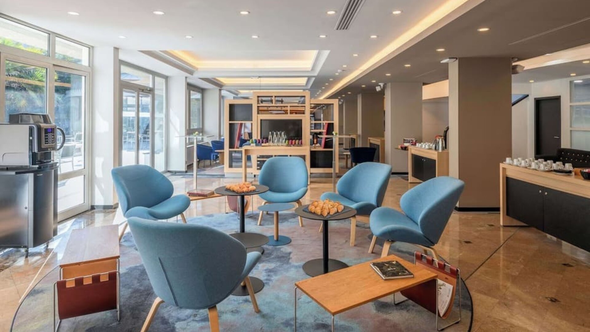 Lounge seating at DoubleTree By Hilton Paris Bougival.