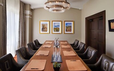 Professional meeting room at The Plaza Pioneer Park, El Paso.