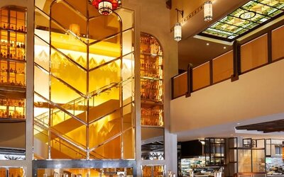 Hotel bar at The Plaza Pioneer Park, El Paso.