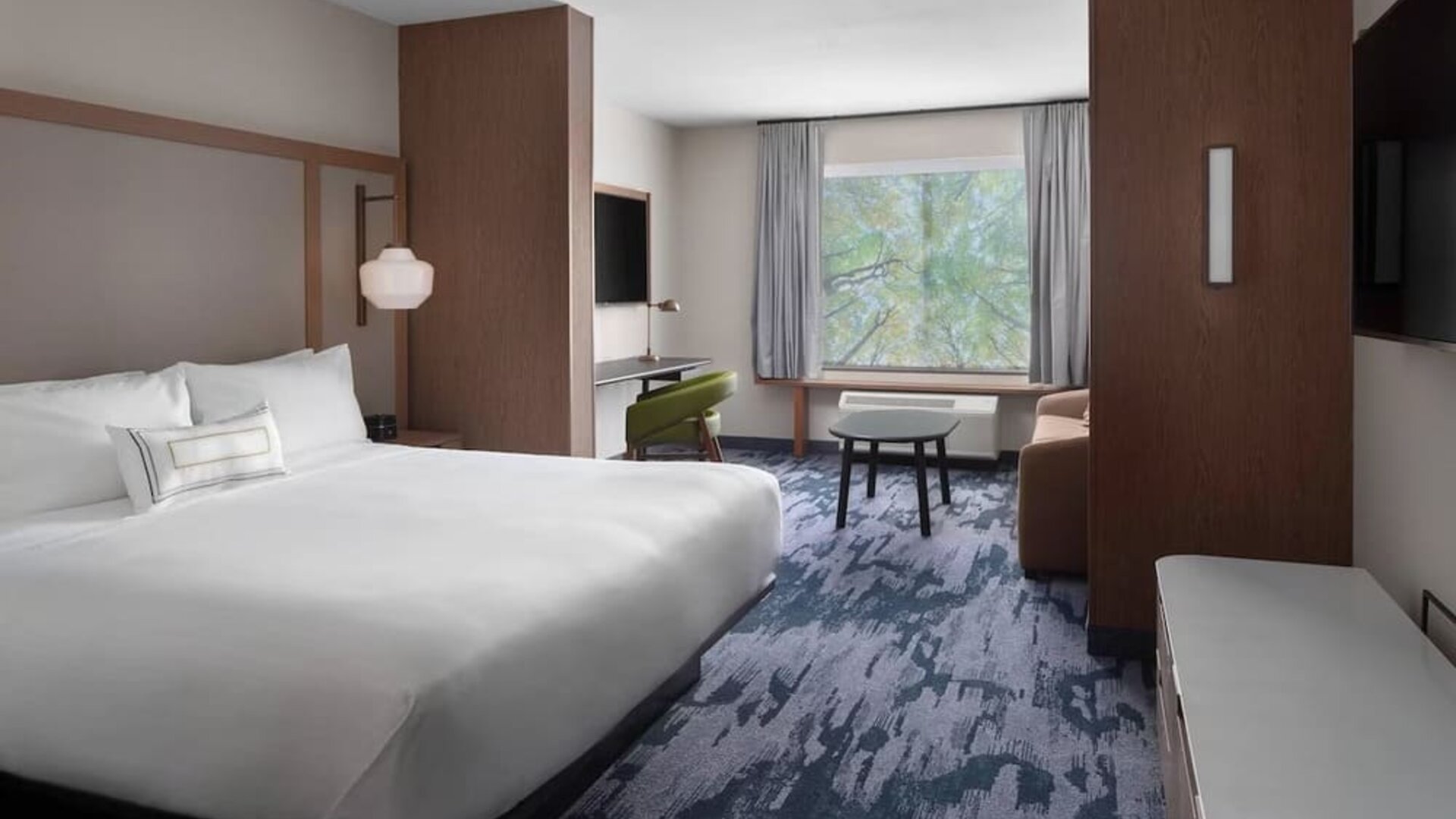 Day use room with living area at Fairfield Inn & Suites By Marriott Kenosha Pleasant Prairie.