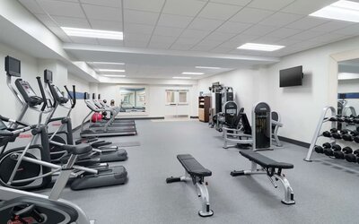 Fitness center at Hampton Inn Philadelphia Center City - Convention Center.