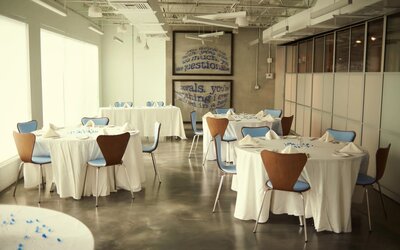 Banquet hall at Plunge Beach Resort.