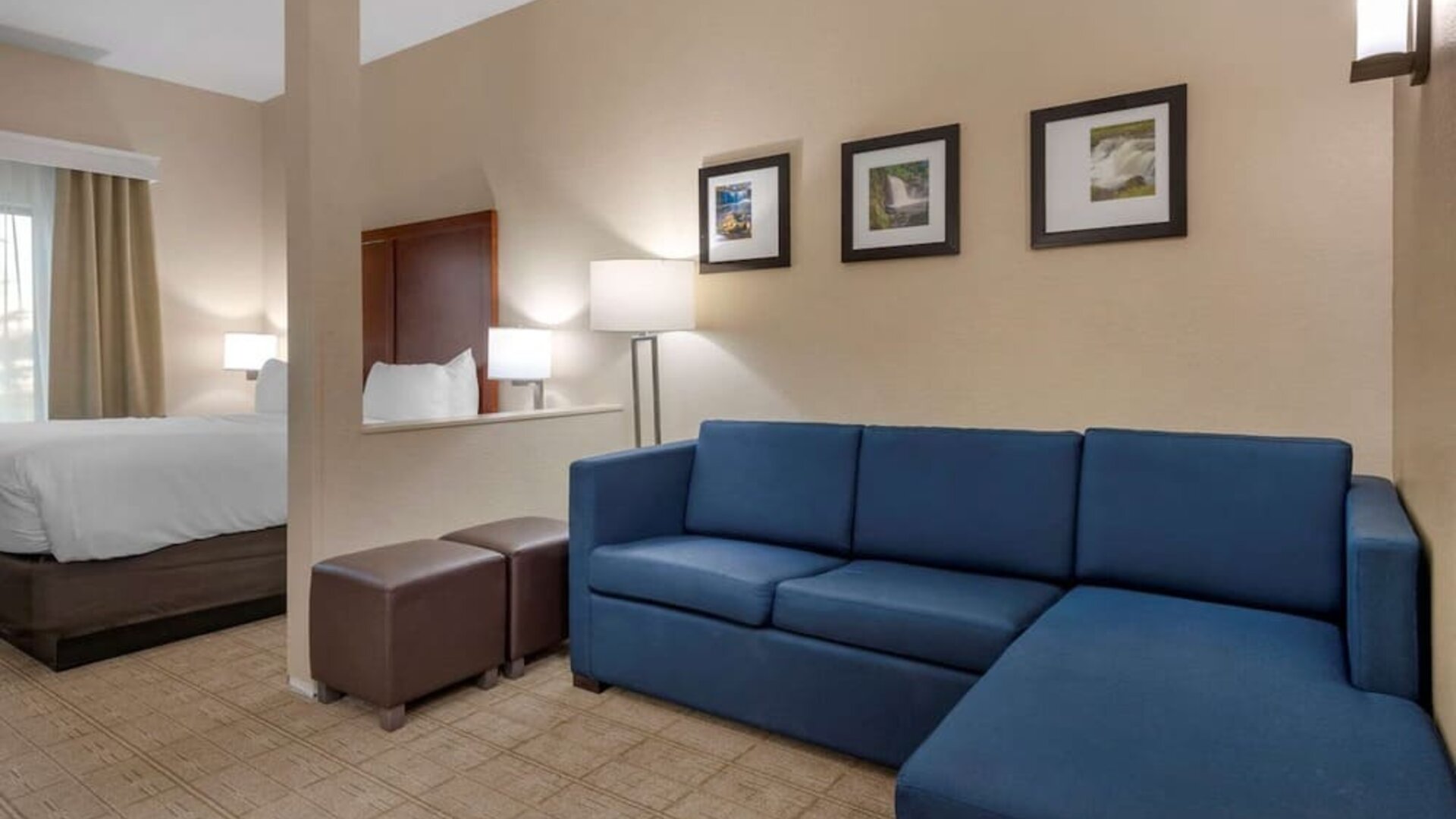 Day use room with living area at Comfort Inn & Suites Mankato.
