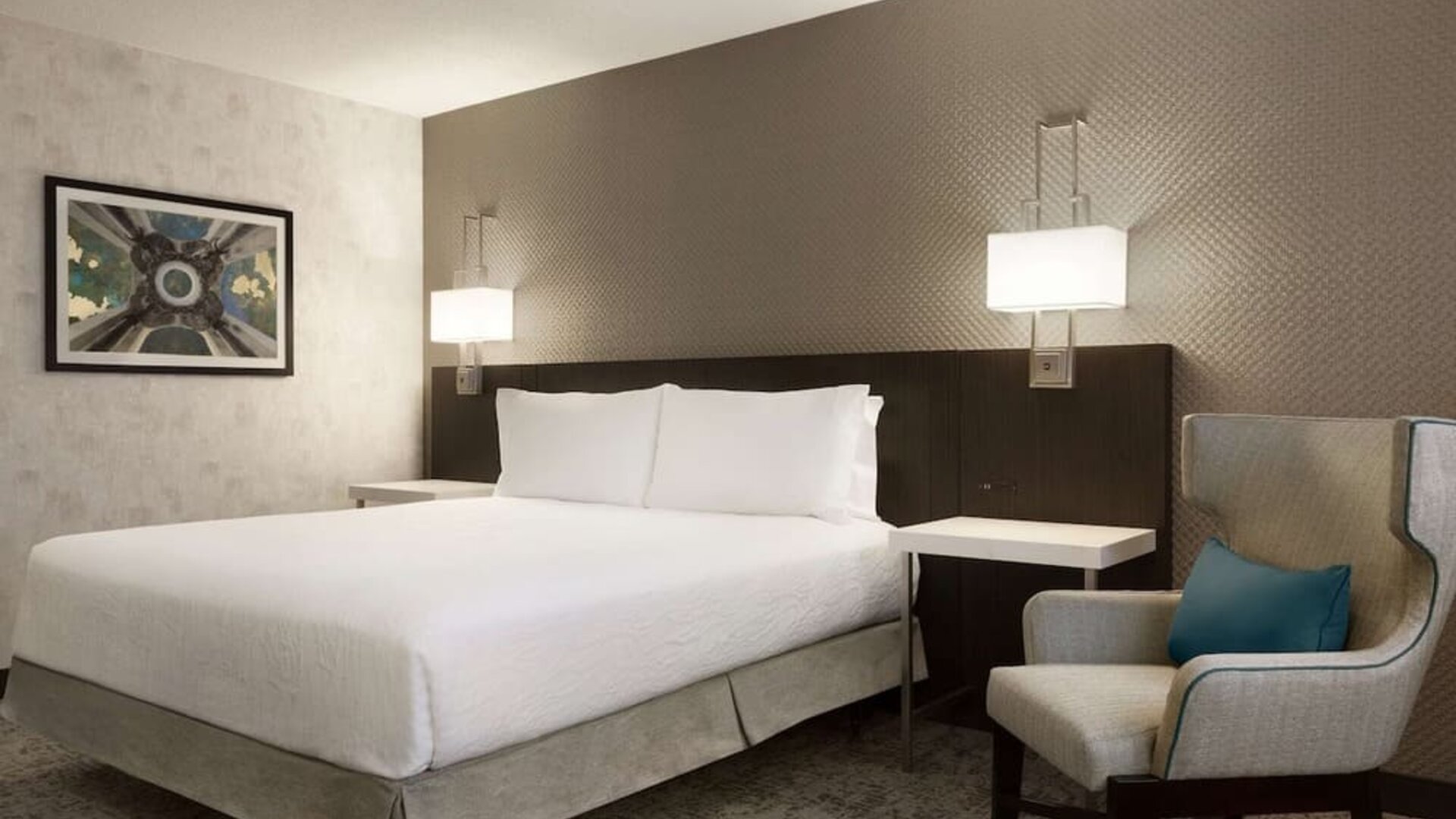 Standard day use room at Hilton Garden Inn Washington DC Downtown.