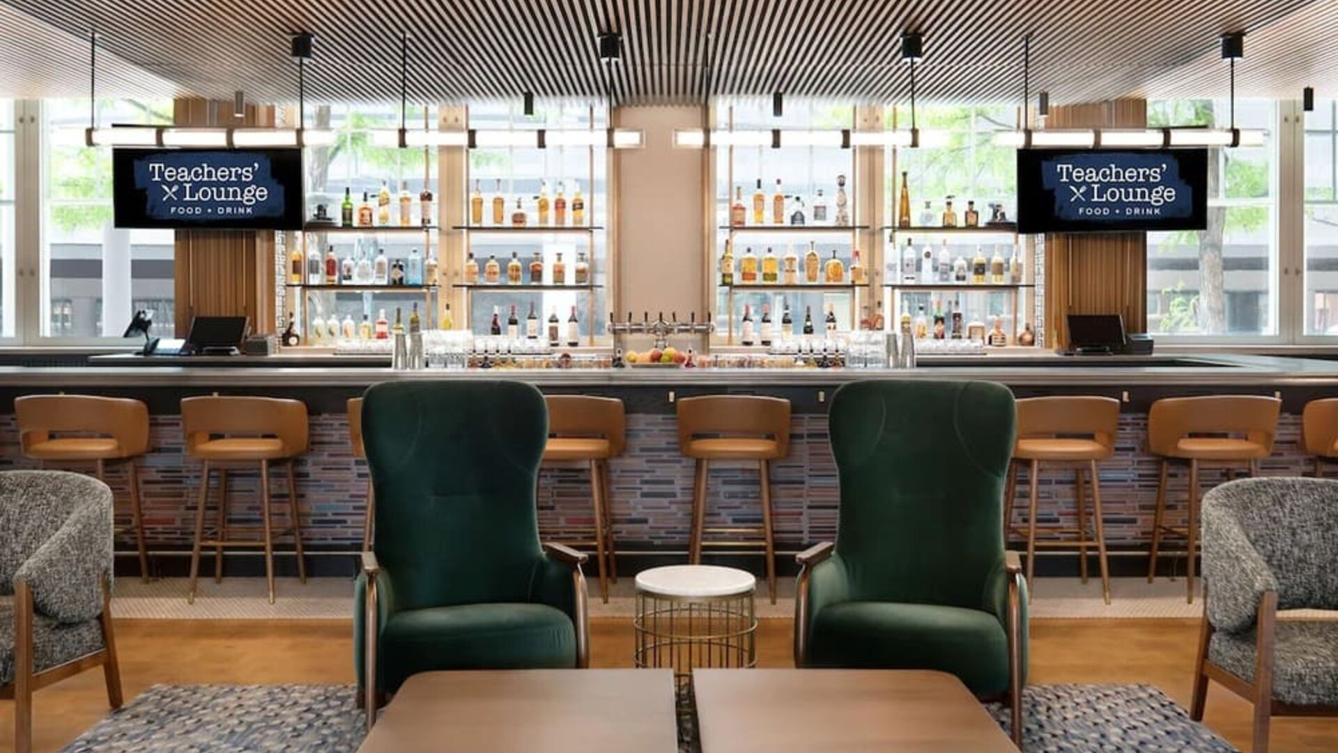 Hotel bar at The Slate Denver, Tapestry Collection By Hilton.