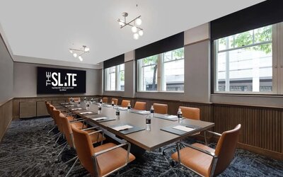 Professional meeting room at The Slate Denver, Tapestry Collection By Hilton.