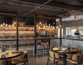 Hotel bar at Embassy Suites By Hilton Myrtle Beach Oceanfront Resort.