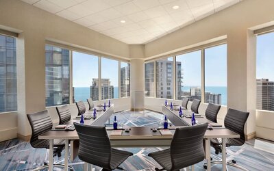 Meeting room at Swissotel Chicago.