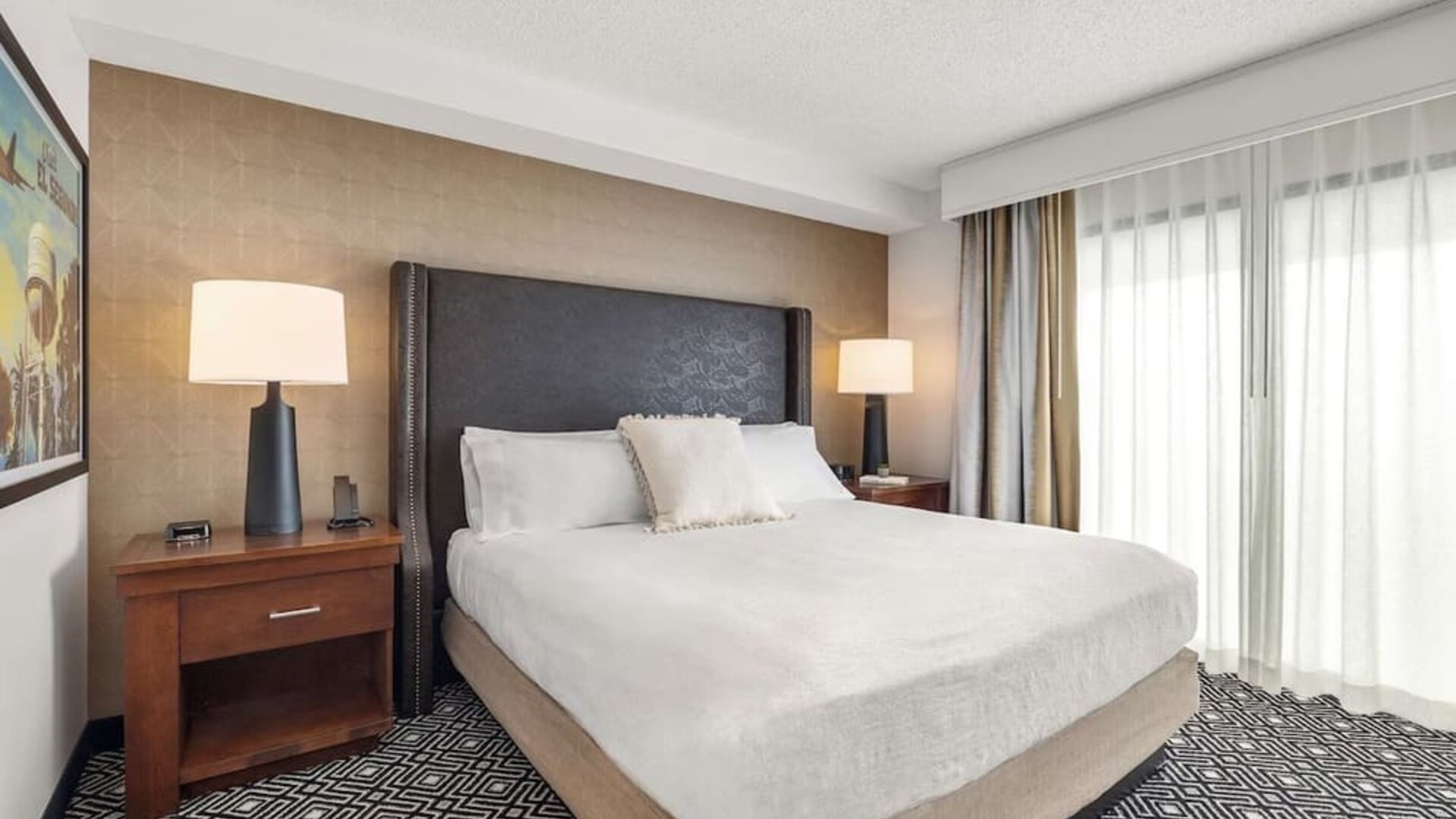 Day use room with natural light at Embassy Suites By Hilton Los Angeles International Airport South.