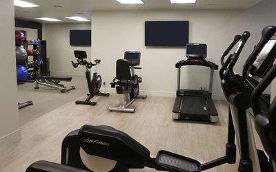 Fitness center available at Embassy Suites By Hilton Los Angeles International Airport South.