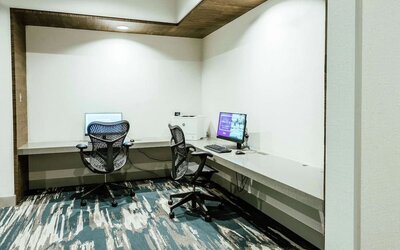 Business center available at Hilton Garden Inn Denver Union Station.