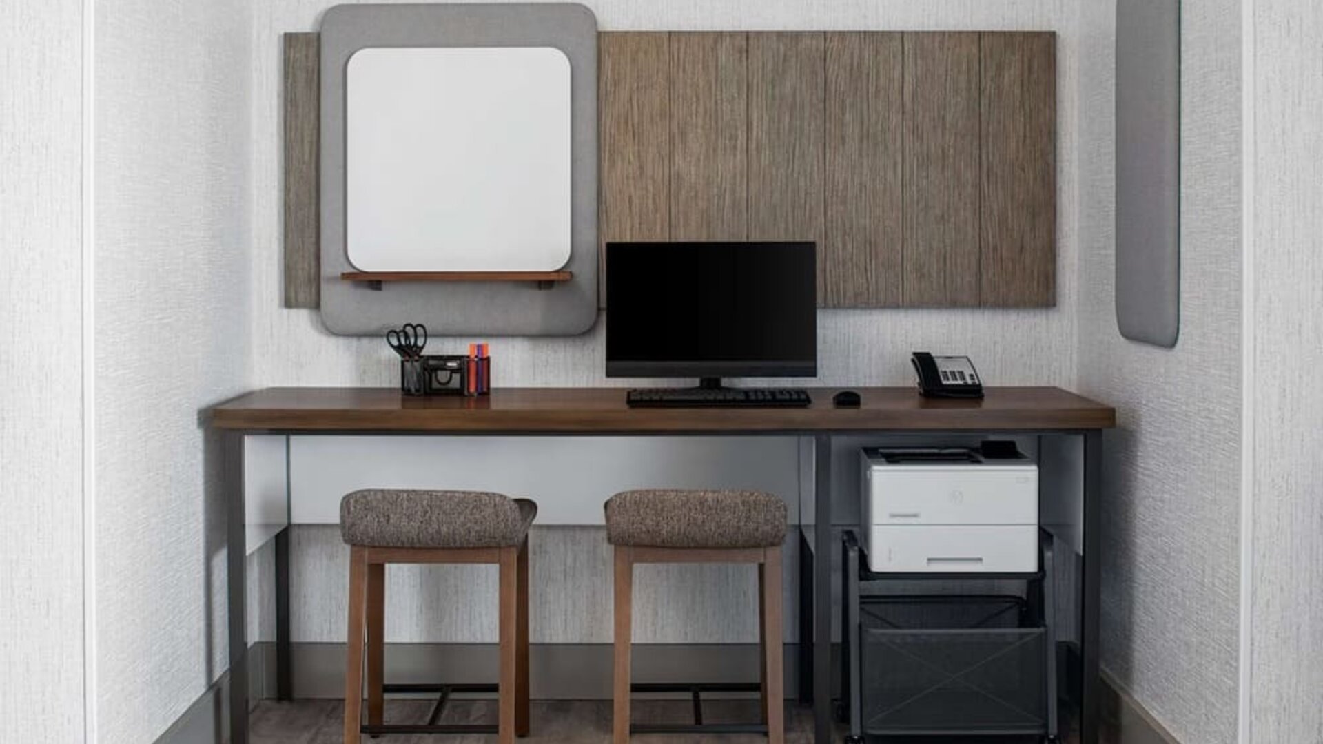 Business center available at Hilton Garden Inn Camden Waterfront Philadelphia.