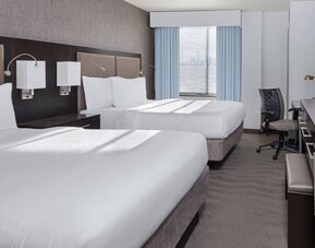 Day use twin room with workdesk at Fairfield Inn & Suites By Marriott New York Staten Island.