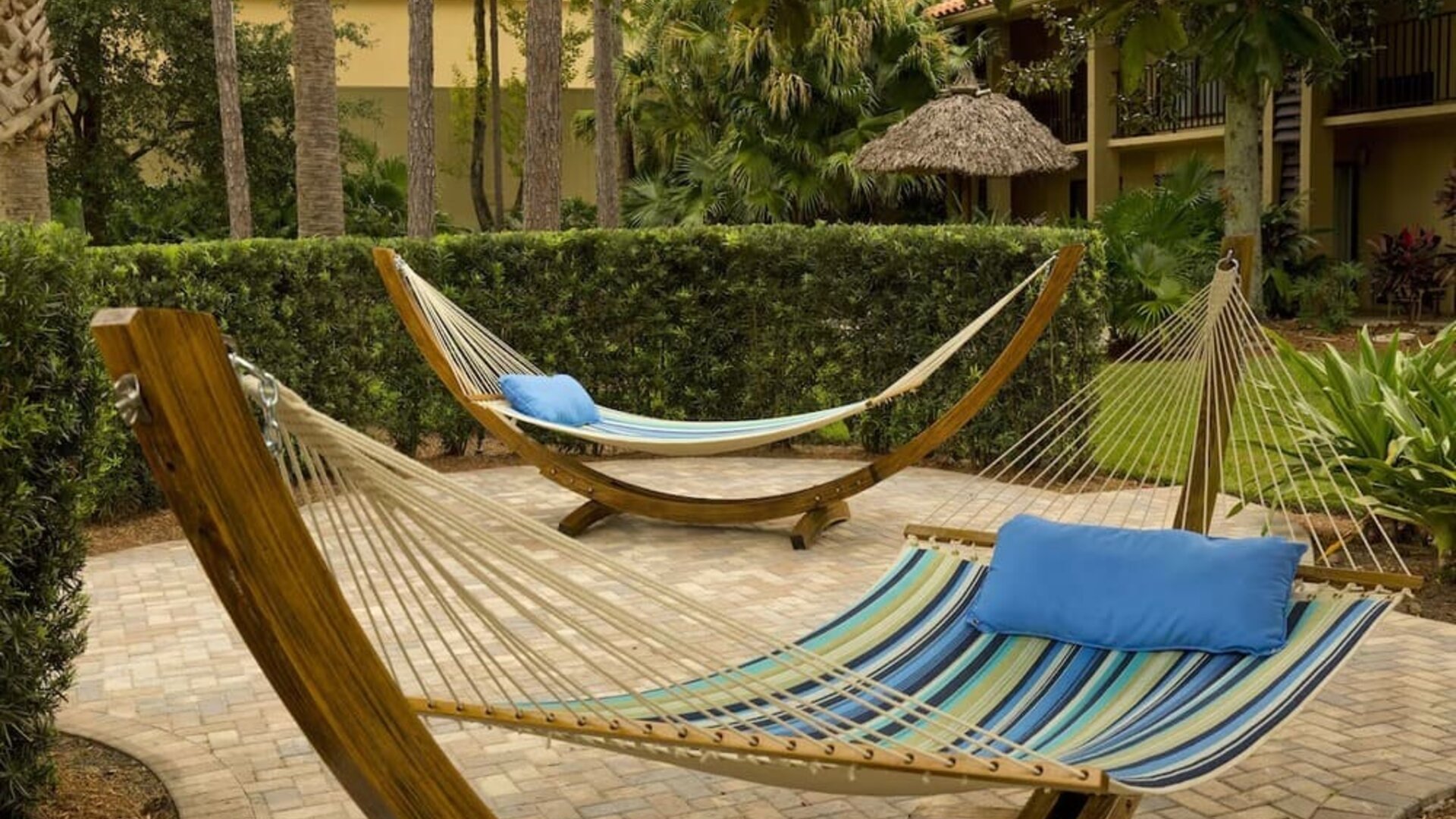Hammock in the garden of DoubleTree By Hilton Orlando At SeaWorld.