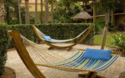 Hammock in the garden of DoubleTree By Hilton Orlando At SeaWorld.