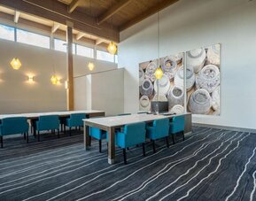 Business center at EnVision Hotel And Conference Center Mansfield Foxboro.