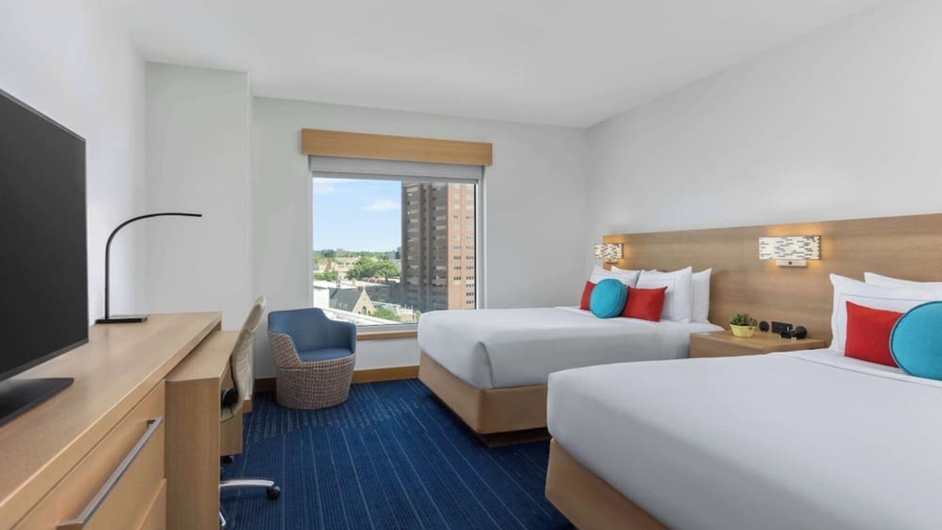 Day use twin room at The Art Hotel Denver.