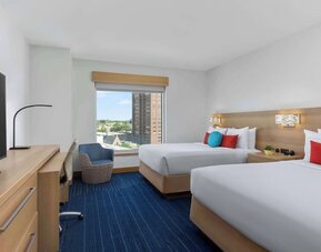 Day use twin room at The Art Hotel Denver.